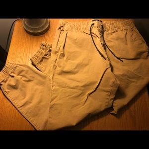 American Eagle dark beige joggers size large